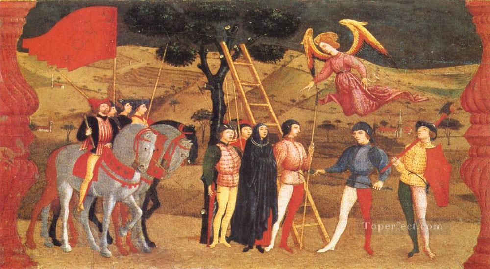 Miracle Of The Desecrated Host Scene 4 early Renaissance Paolo Uccello Oil Paintings